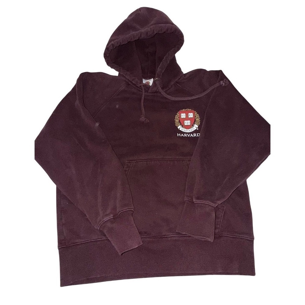 GU Harvard Crimson University Crimson‎ Hoodie Pullover Sweatshirt Mens Small